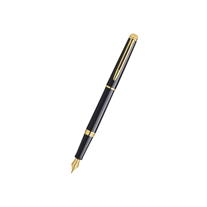 Waterman Hemisphere Laque Black GT Fountain Pen — capped