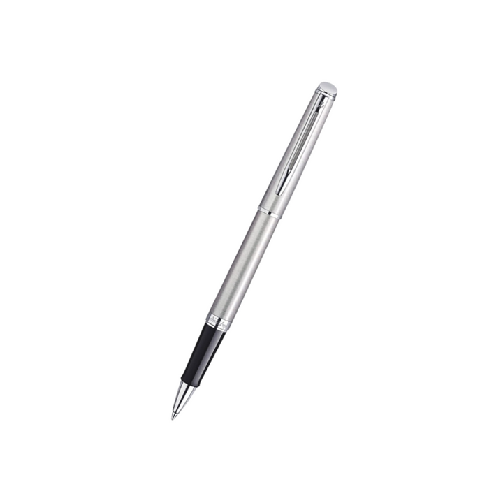Waterman Hemisphere Stainless Steel CT Rollerball — Waterman rollerball pen — fluid gel ink writing instrument, at Cityluxe Singapore