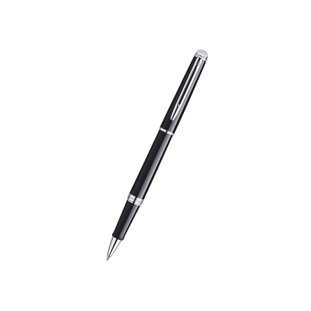 Waterman Hemisphere Laque Black CT Rollerball — Waterman rollerball pen — fluid gel ink writing instrument, at Cityluxe Singapore