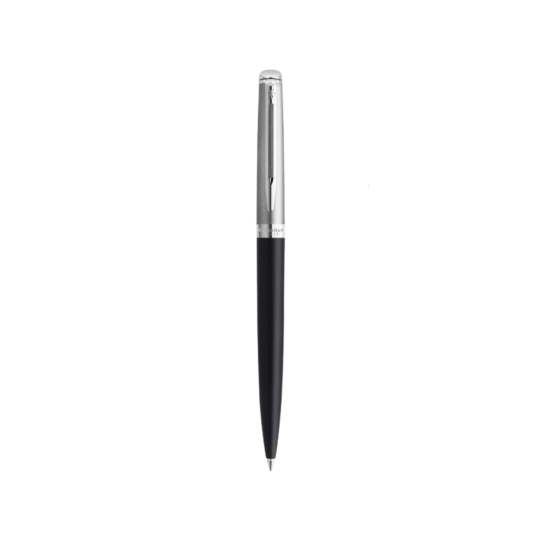Waterman Hemisphere Gift Set Essential Matt CT Ballpoint Pen With Crystal Dome - Stainless Black — with packaging