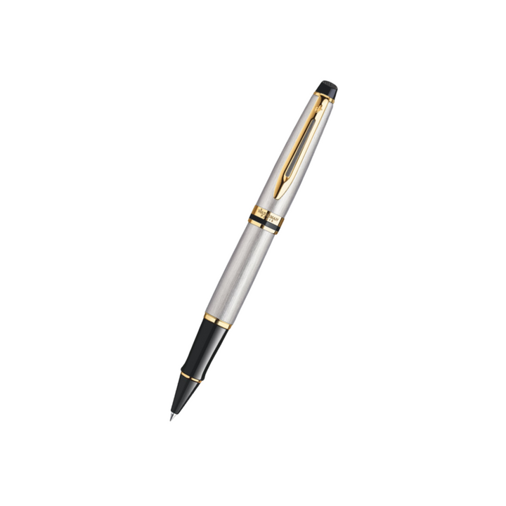 Waterman Expert3 Stainless Steel GT Rollerball Pen — Waterman rollerball pen — fluid gel ink writing instrument, at Cityluxe Singapore