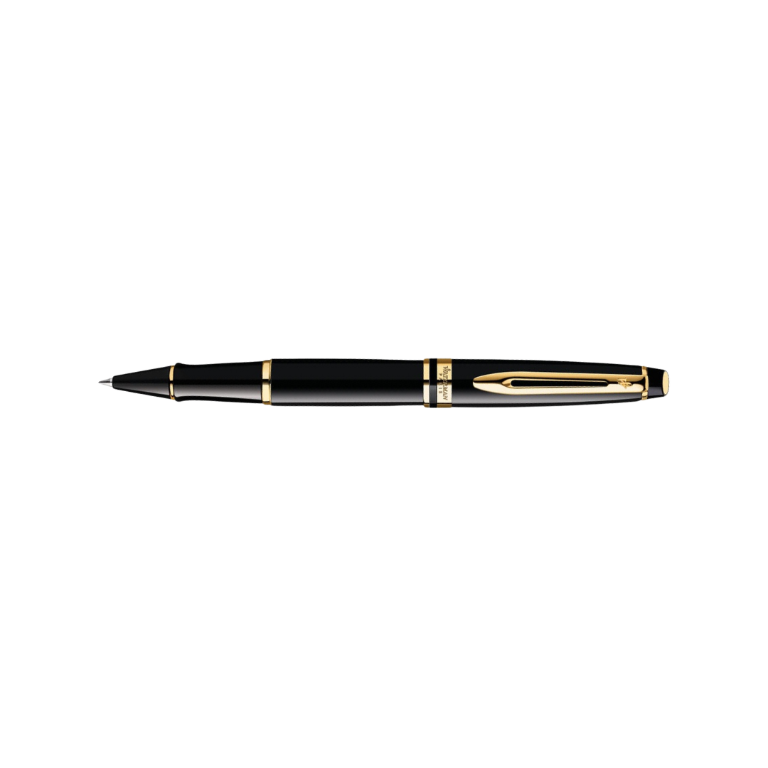 Waterman Expert3 Laque Black GT Rollerball Pen — Waterman rollerball pen — fluid gel ink writing instrument, at Cityluxe Singapore