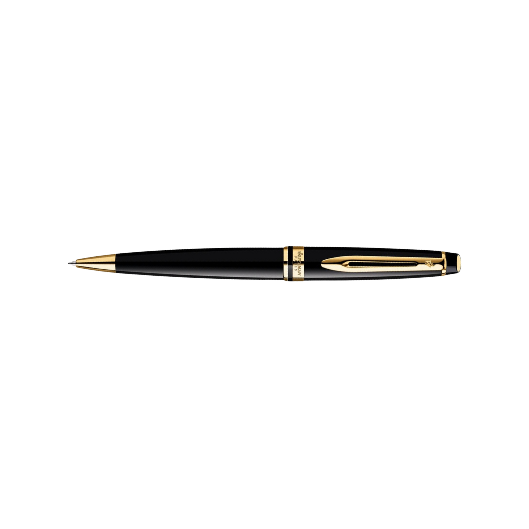 Waterman Expert3 Laque Black GT Ballpoint Pen — Waterman ballpoint pen — reliable smooth-writing everyday pen, at Cityluxe Singapore
