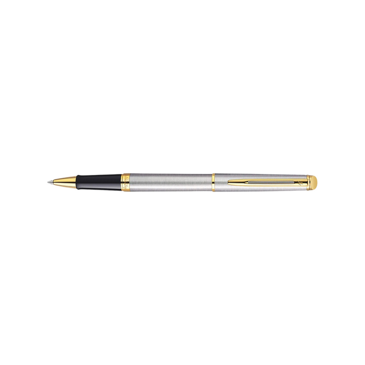 Waterman Hemisphere Stainless Steel GT Rollerball — Waterman rollerball pen — fluid gel ink writing instrument, at Cityluxe Singapore