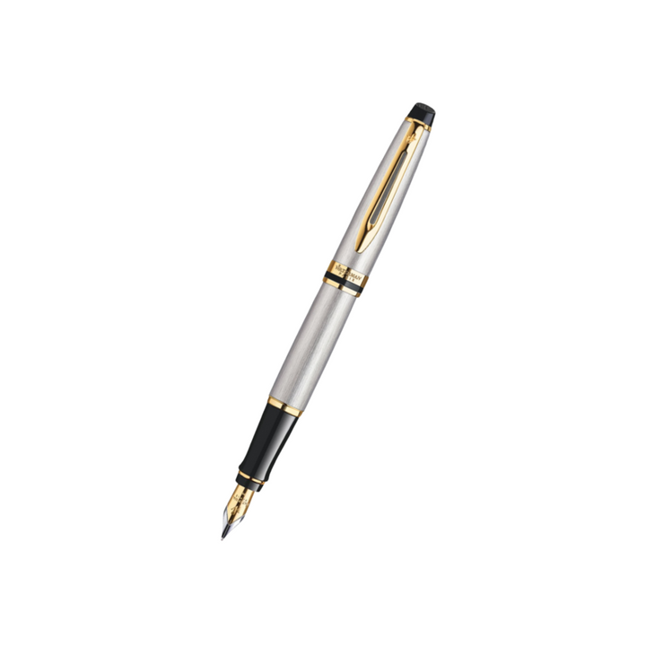 Waterman Expert3 Stainless Steel GT Fountain Pen — Waterman fountain pen — precision nib writing instrument, at Cityluxe Singapore stationery store