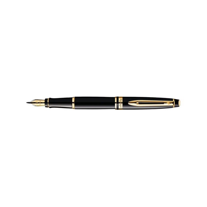 Waterman Expert3 Laque Black GT Fountain Pen — Waterman fountain pen — precision nib writing instrument, at Cityluxe Singapore stationery store