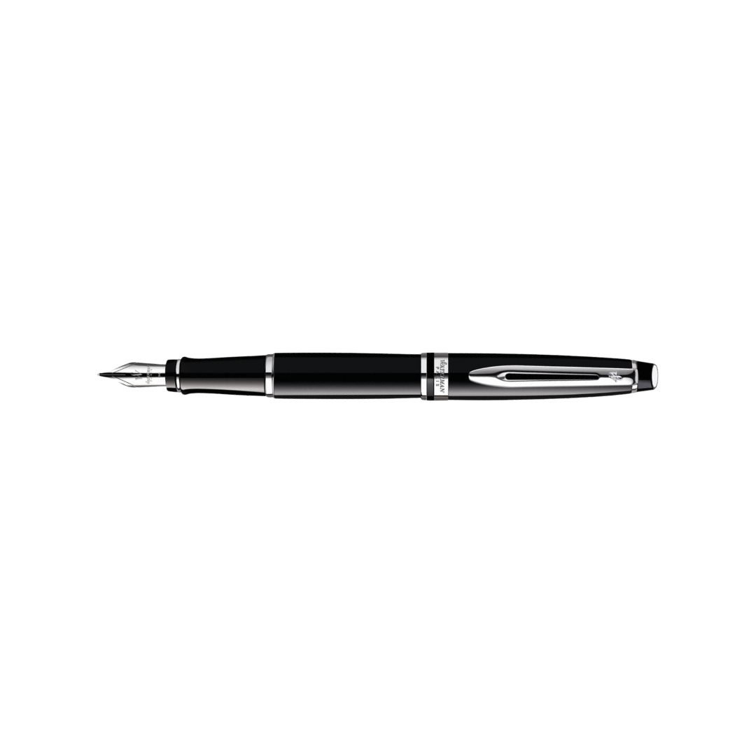 Waterman Expert3 Laque Black CT Fountain Pen — nib close-up