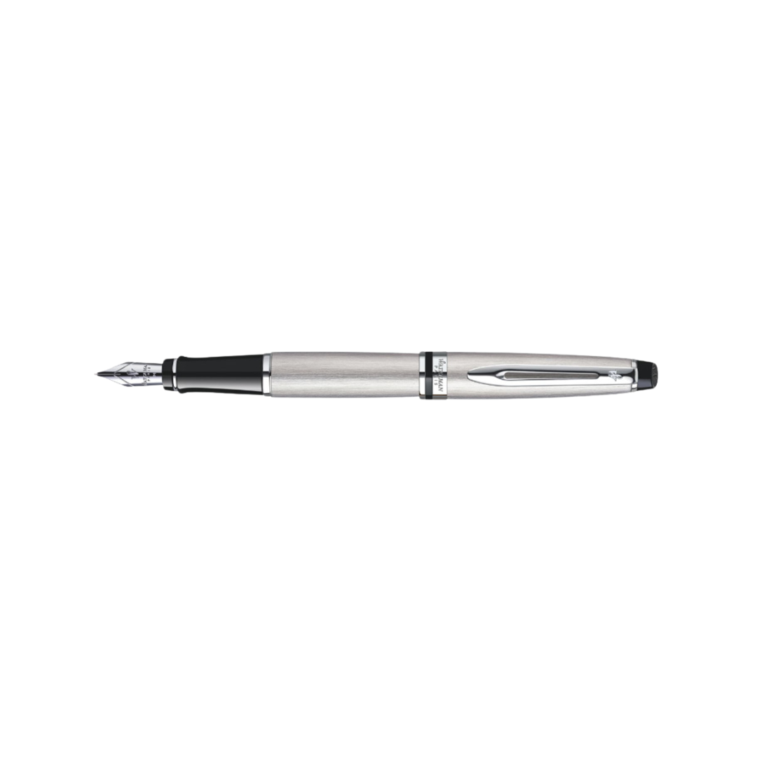 Waterman Expert3 Stainless Steel CT Fountain Pen — Waterman fountain pen — precision nib writing instrument, at Cityluxe Singapore stationery store