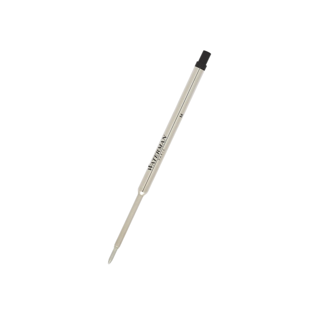 Waterman Ballpoint Pen Refill — uncapped with cap posted