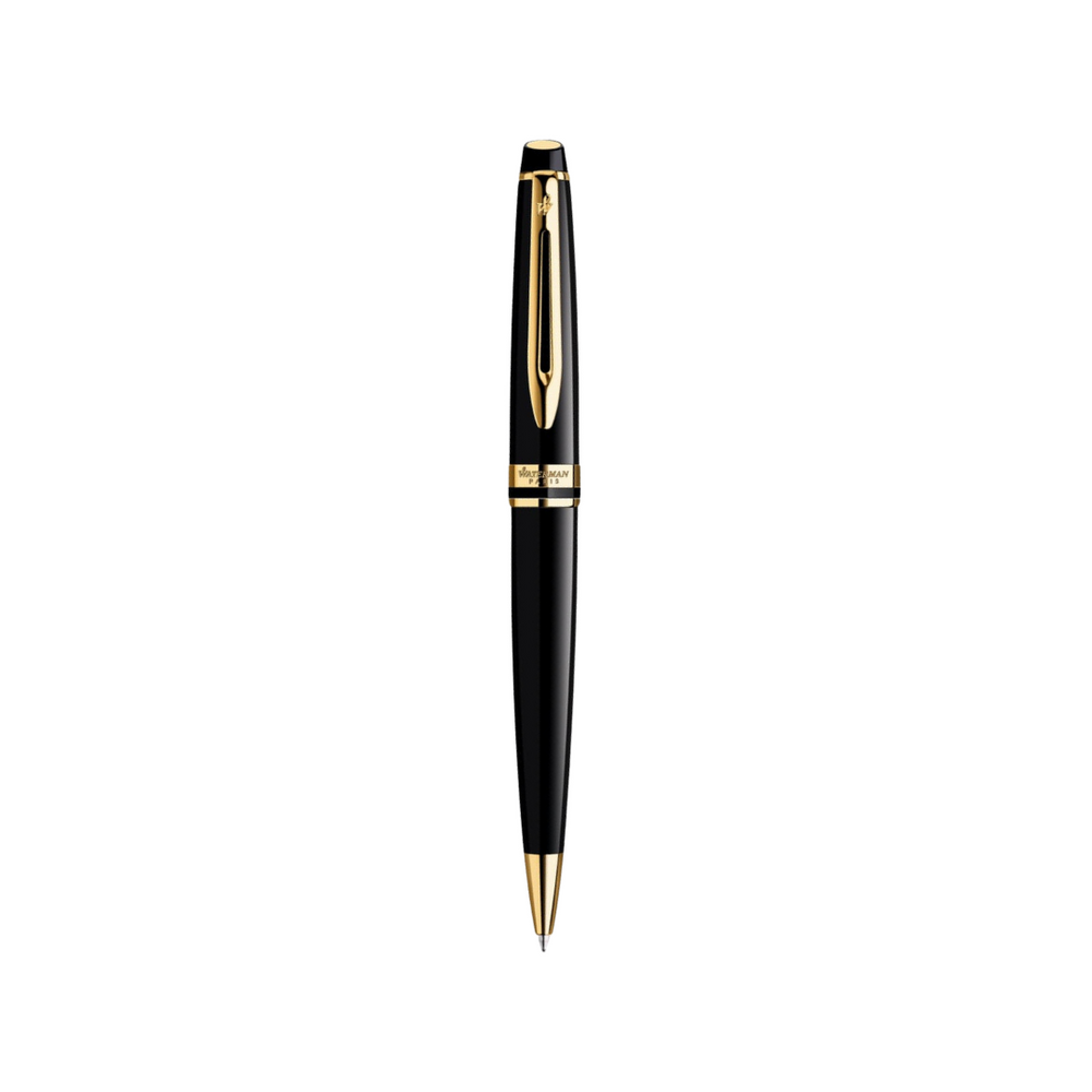 Waterman Expert3 Laque Black GT Ballpoint Pen — Waterman ballpoint pen — reliable smooth-writing everyday pen, at Cityluxe Singapore