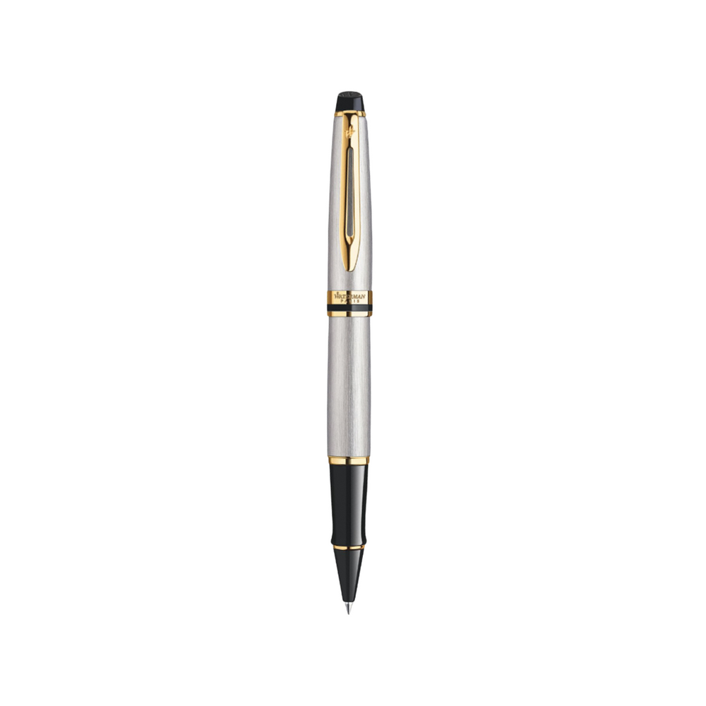 Waterman Expert3 Stainless Steel GT Rollerball Pen — Waterman rollerball pen — fluid gel ink writing instrument, at Cityluxe Singapore