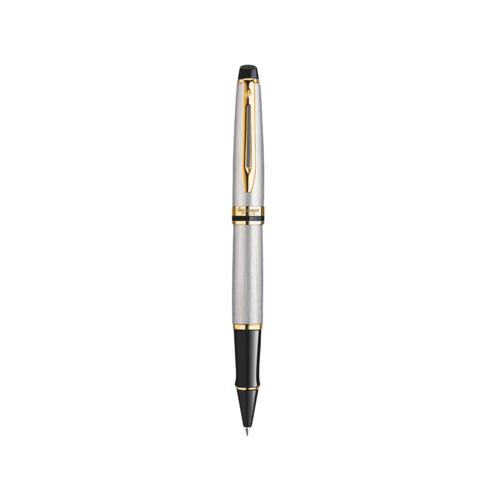 Waterman Expert3 Stainless Steel GT Rollerball Pen — Waterman rollerball pen — fluid gel ink writing instrument, at Cityluxe Singapore
