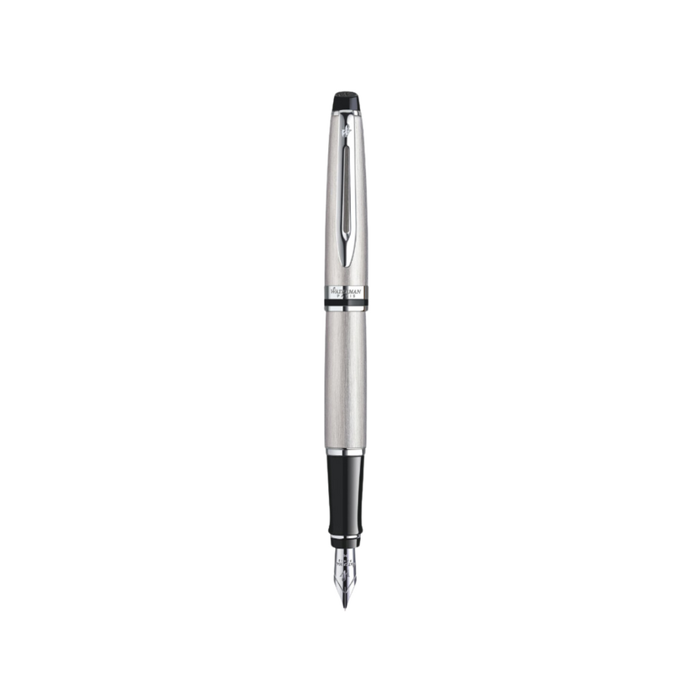 Waterman Expert3 Stainless Steel CT Fountain Pen — Waterman fountain pen — precision nib writing instrument, at Cityluxe Singapore stationery store