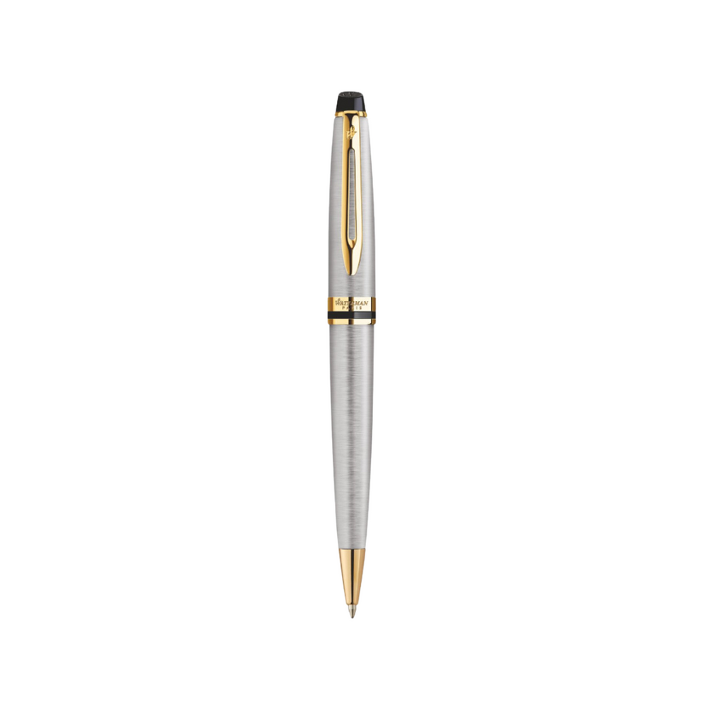 Waterman Expert3 Stainless Steel GT Ballpoint Pen — Waterman ballpoint pen — reliable smooth-writing everyday pen, at Cityluxe Singapore