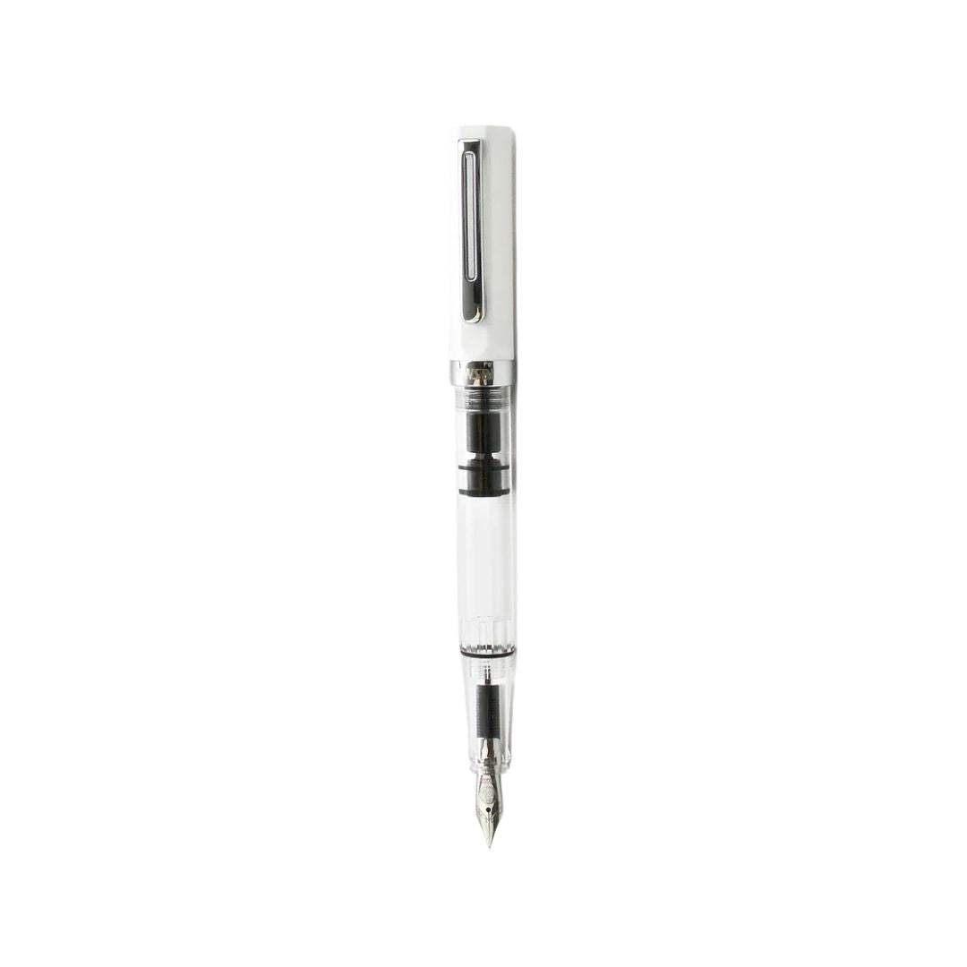 TWSBI ECO Fountain Pen in White — TWSBI fountain pen — precision nib writing instrument, at Cityluxe Singapore stationery store