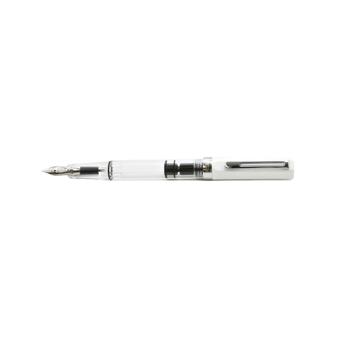 TWSBI ECO Fountain Pen in White — TWSBI fountain pen — precision nib writing instrument, at Cityluxe Singapore stationery store