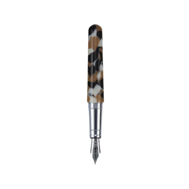 Conklin Minigraph Fountain Pen White Satin — Conklin fountain pen — precision nib writing instrument, at Cityluxe Singapore stationery store