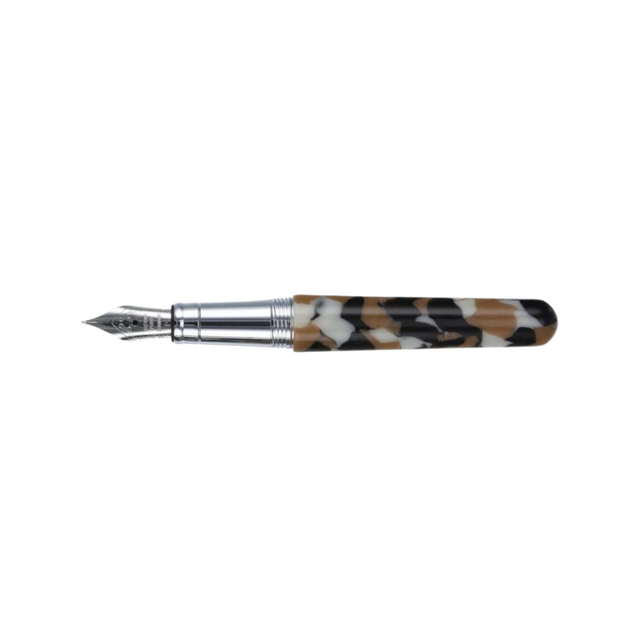 Conklin Minigraph Fountain Pen White Satin — Conklin fountain pen — precision nib writing instrument, at Cityluxe Singapore stationery store