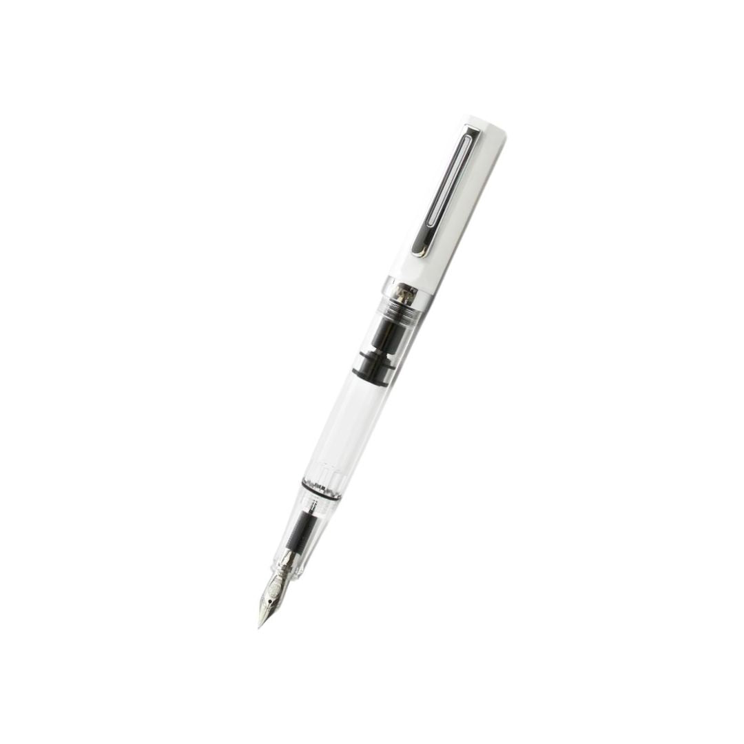 TWSBI ECO Fountain Pen in White — TWSBI fountain pen — precision nib writing instrument, at Cityluxe Singapore stationery store