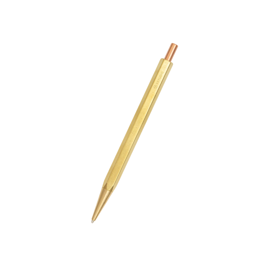 Ystudio Classic Revolve - Mechanical Pencil Lite - Brass — capped
