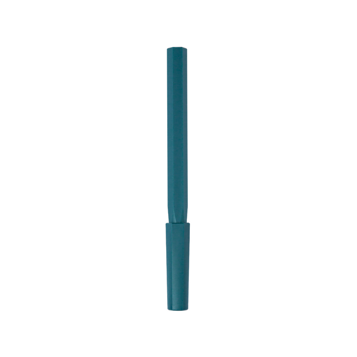 Ystudio Glamour Evolve-Ocean Sustainable Rollerball Pen - Sea Indigo — tip detail