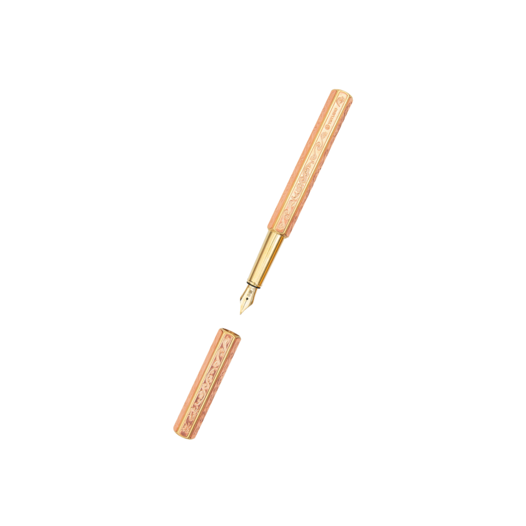 Ystudio Classic Renaissance Kazari Kanagu Fountain Pen - Dragon [Pre-Order] — with packaging