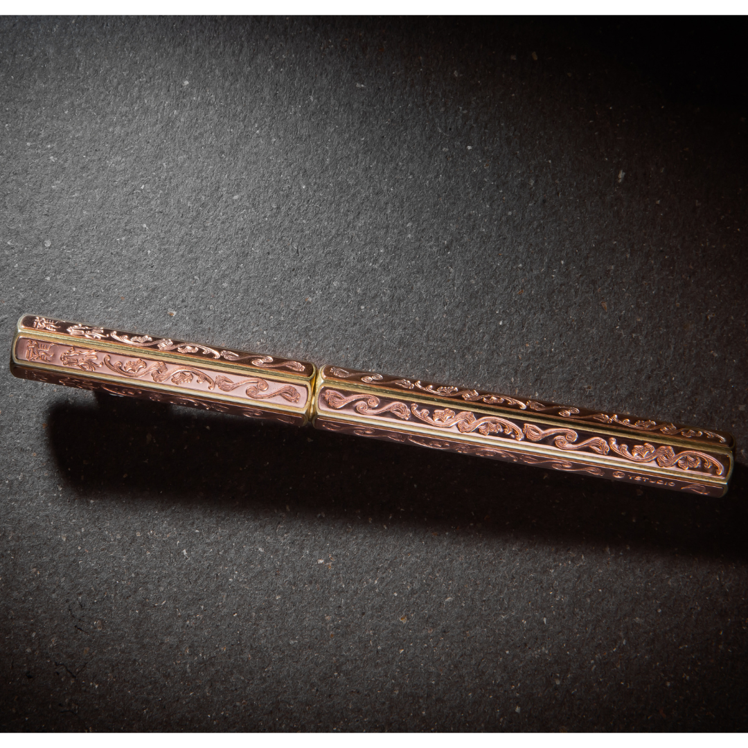 Ystudio Classic Renaissance Kazari Kanagu Fountain Pen - Dragon [Pre-Order] — flat lay