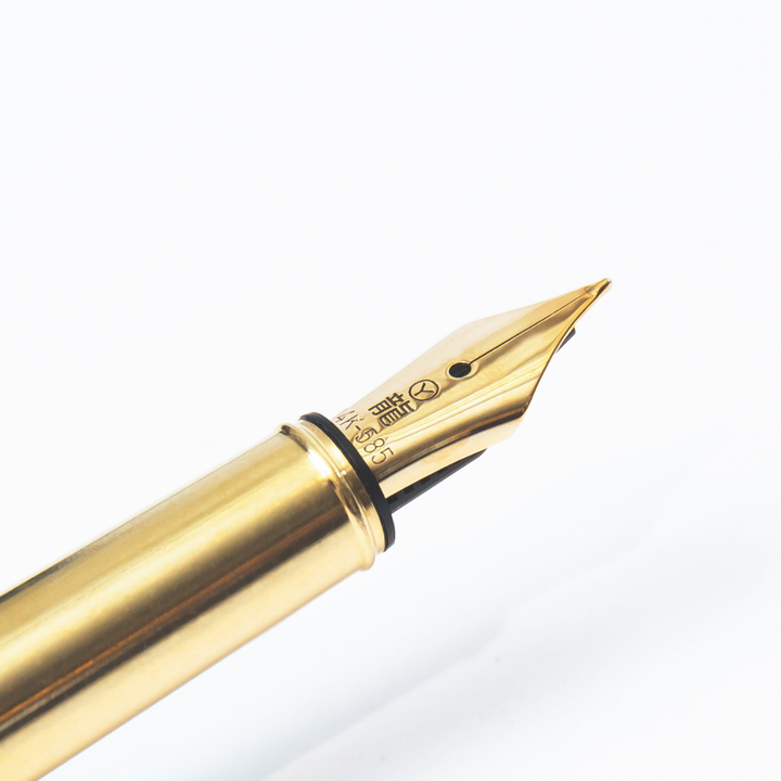 Ystudio Classic Renaissance Kazari Kanagu Fountain Pen - Dragon [Pre-Order] — writing at an angle