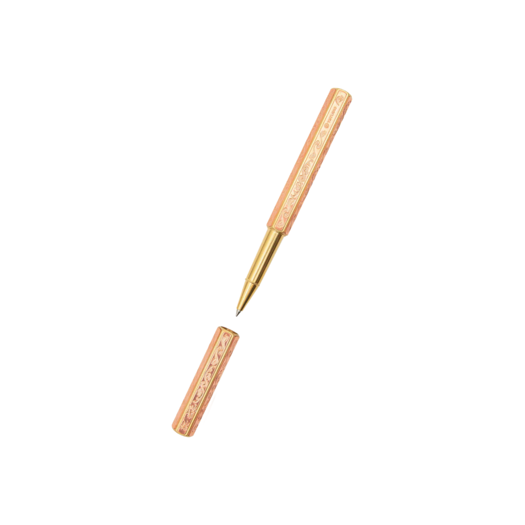 Ystudio Classic Renaissance Kazari Kanagu Rollerball Pen - Dragon [Pre-Order] — writing at an angle