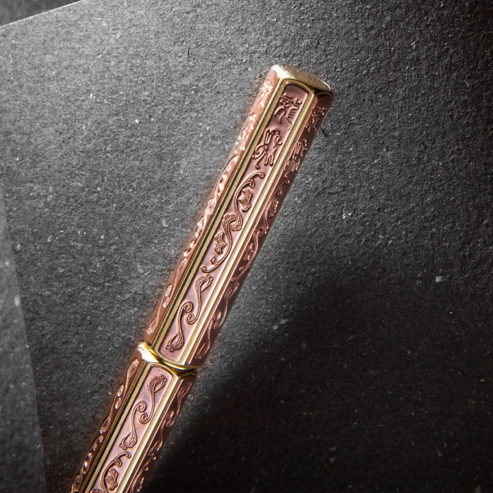 Ystudio Classic Renaissance Kazari Kanagu Rollerball Pen - Dragon [Pre-Order] — flat lay