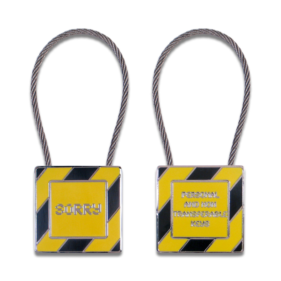 Acme Studio Key Ring - Sorry — front view