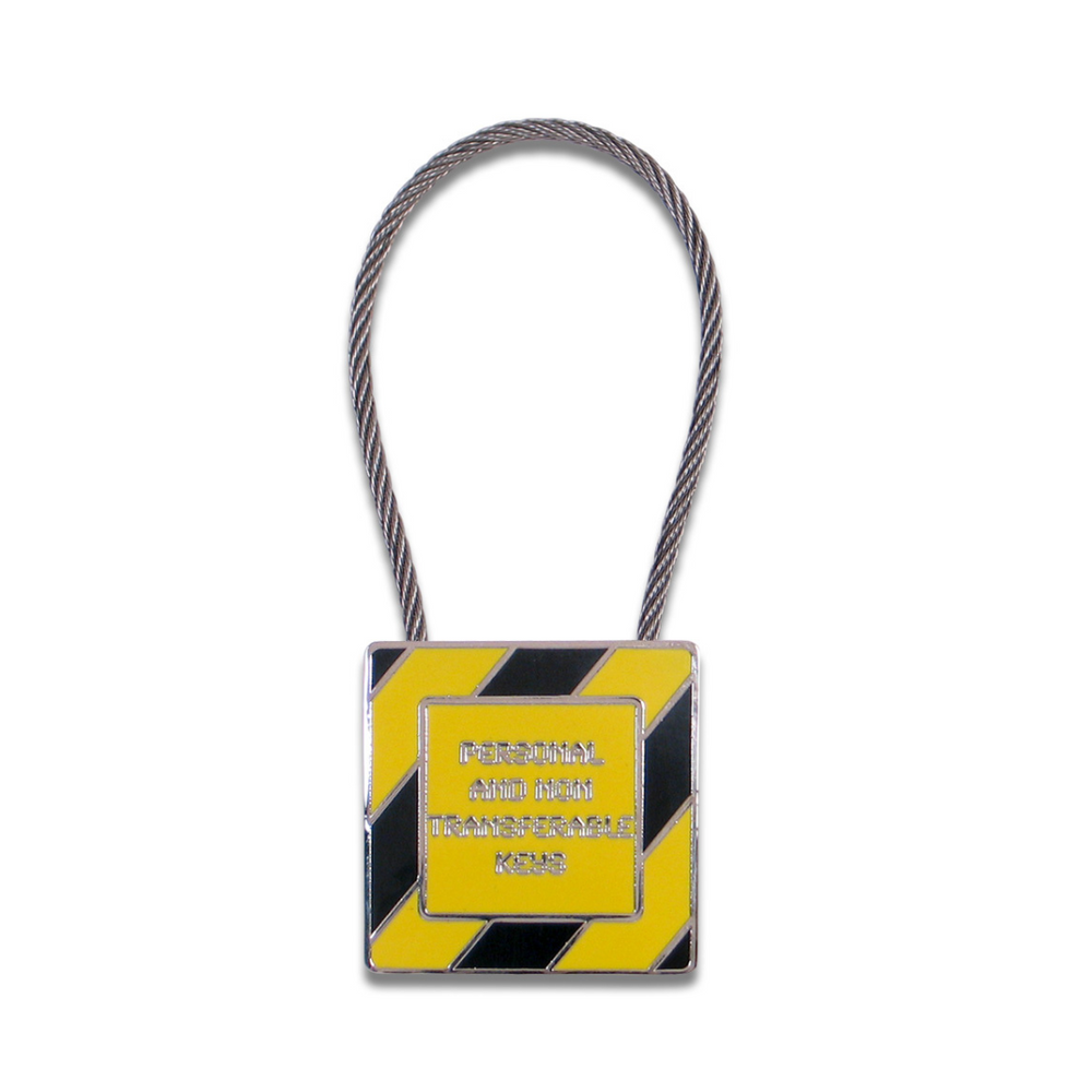 Acme Studio Key Ring - Sorry — side view