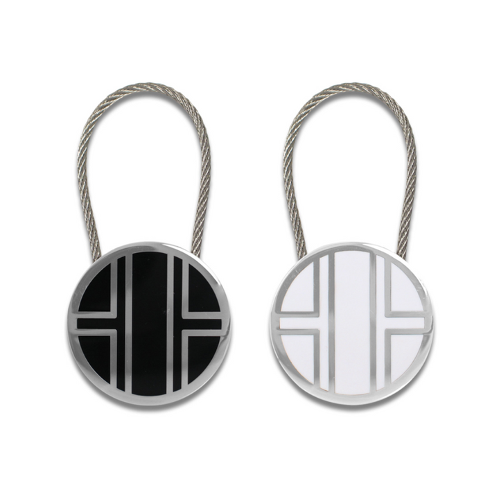 Acme Studio Key Ring - Taeguk II — front view
