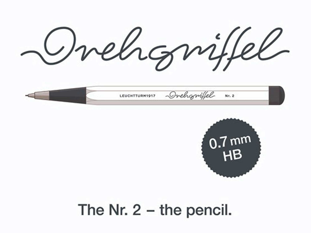 Leuchtturm1917 Drehgriffel NR. 2 Mechanical Pencil - Red — barrel detail