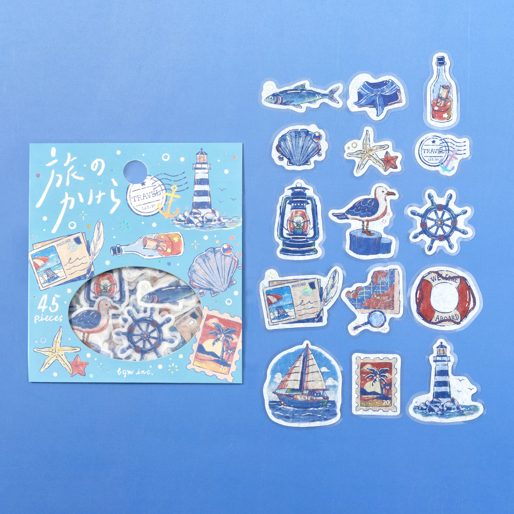 BGM Flakes Seal: Fragments of Travel - To the Sea — side view