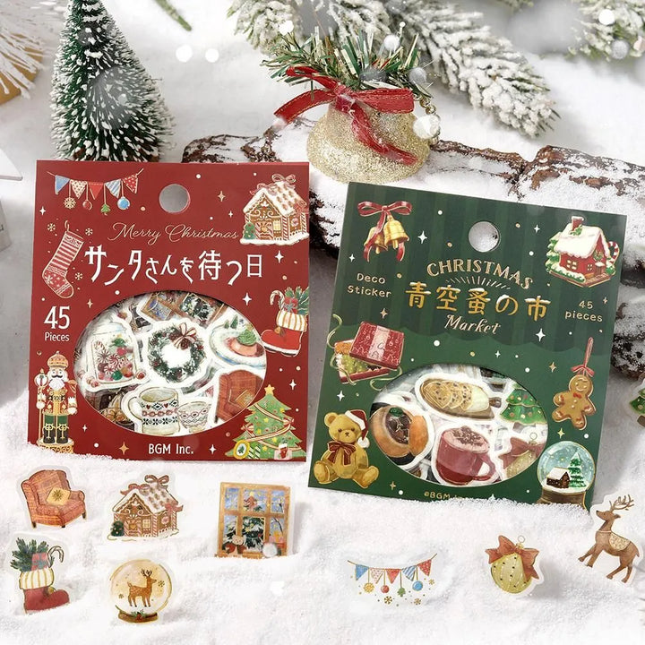 BGM Foil Stamping 2025 Christmas Limited Edition Flake Seal - Christmas: The Day We Wait for Santa — angle view