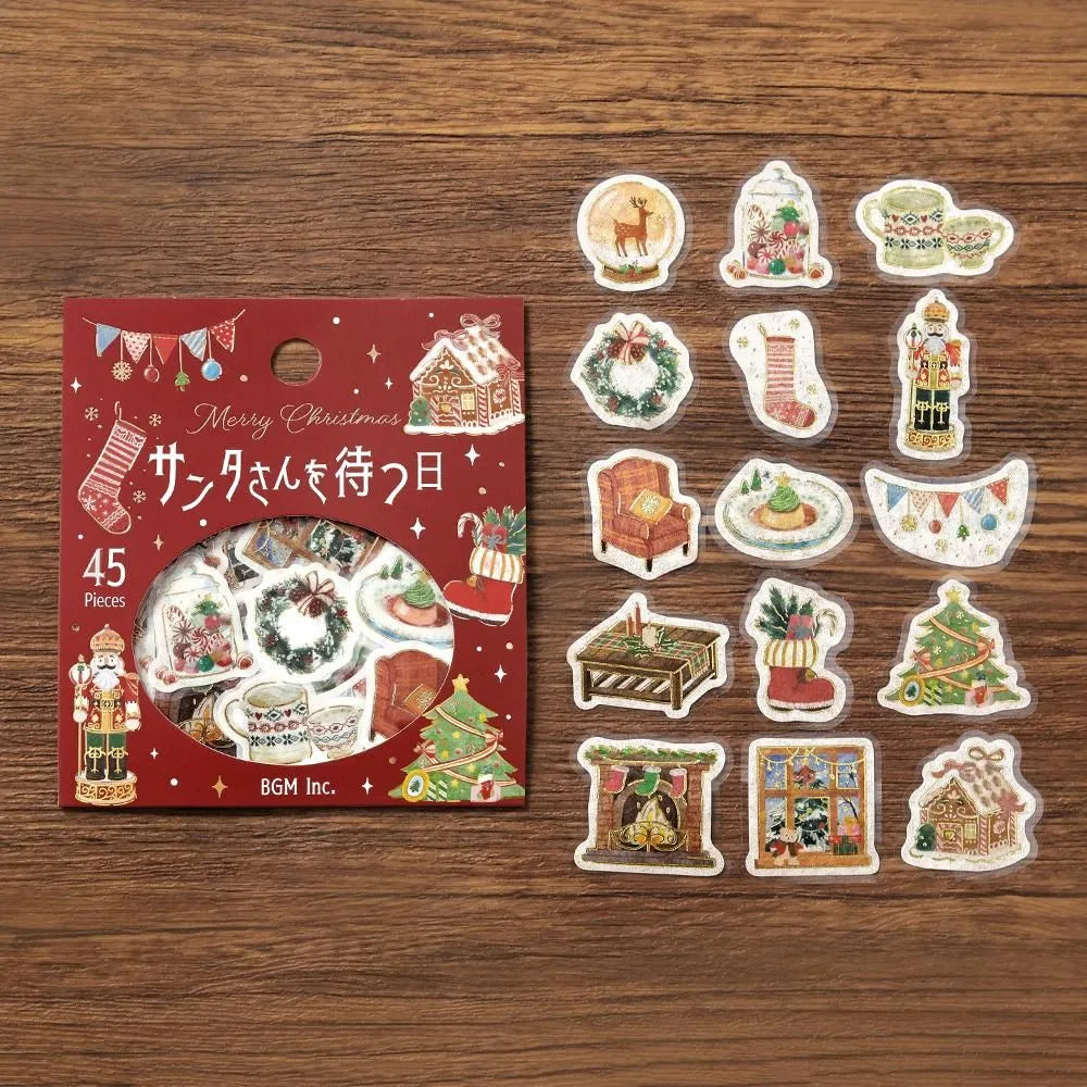 BGM Foil Stamping 2025 Christmas Limited Edition Flake Seal - Christmas: The Day We Wait for Santa — side view