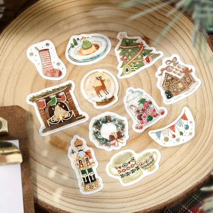 BGM Foil Stamping 2025 Christmas Limited Edition Flake Seal - Christmas: The Day We Wait for Santa — detail view