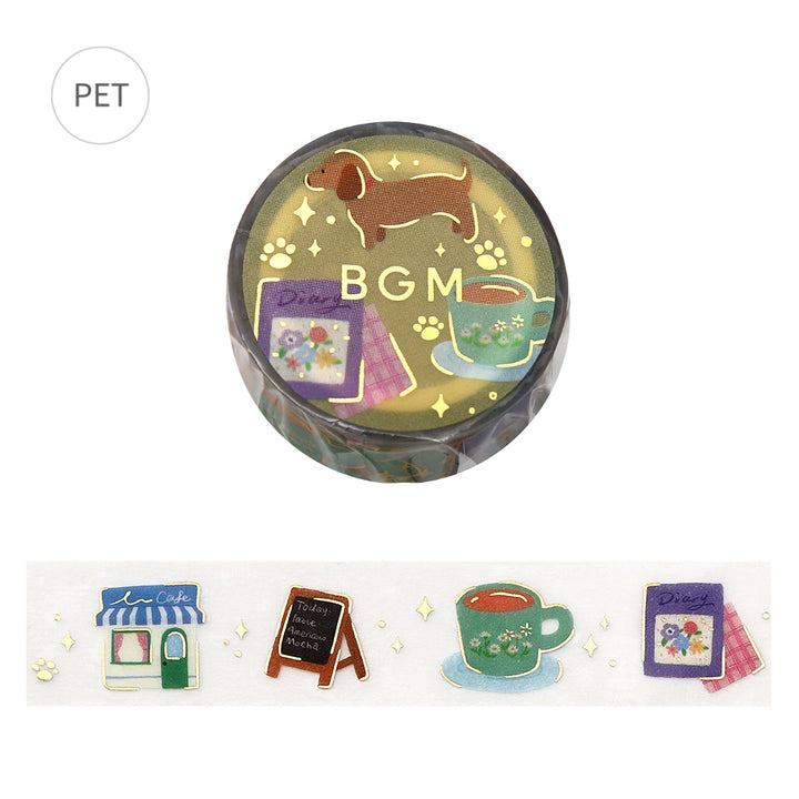 BGM Foil Stamping Clear Tape: Little Days — roll front