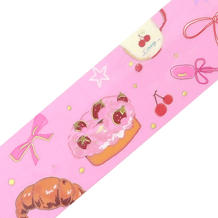 BGM Foil Stamping Clear Tape: Sweet Time — pattern detail