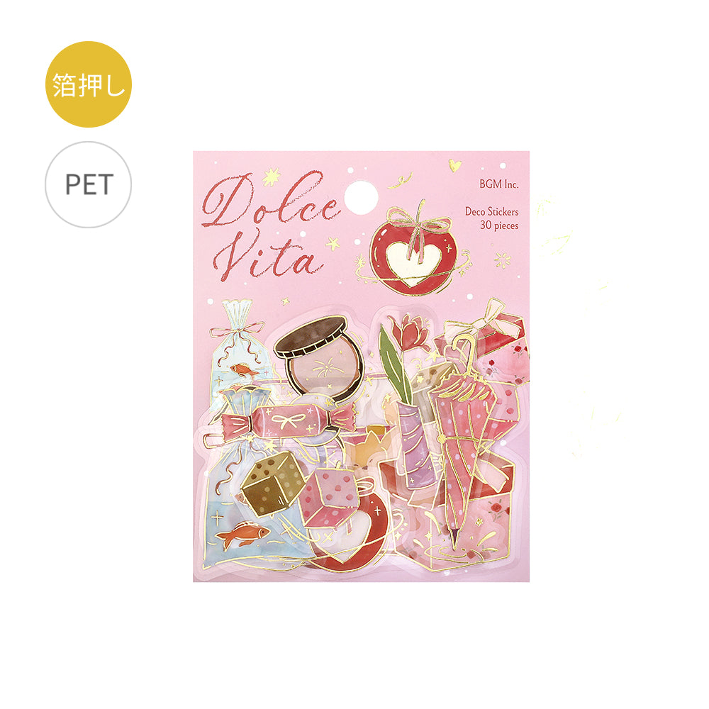 BGM Foil Stamping Flake Seal: Dolce Vita – A Good Day for Gifts — front view
