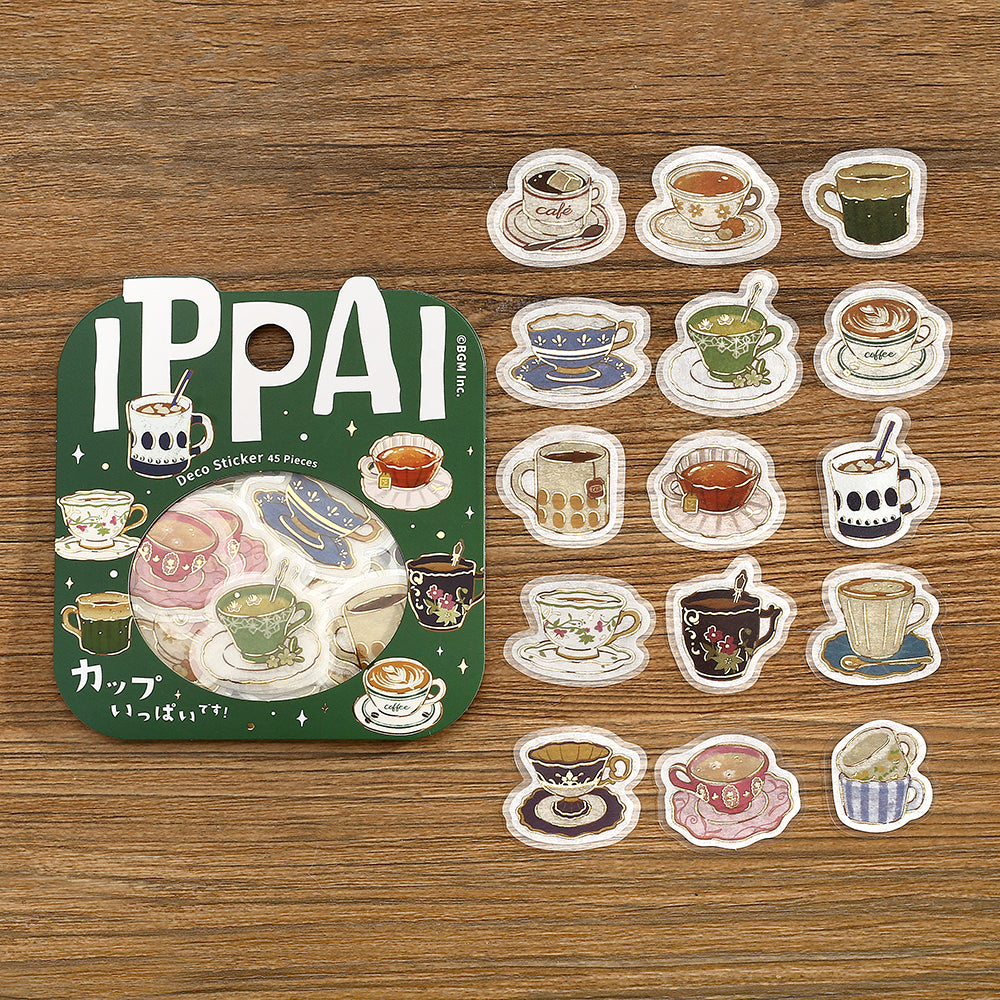 BGM Foil Stamping Flake Seal: IPPAI – Cups Galore — side view