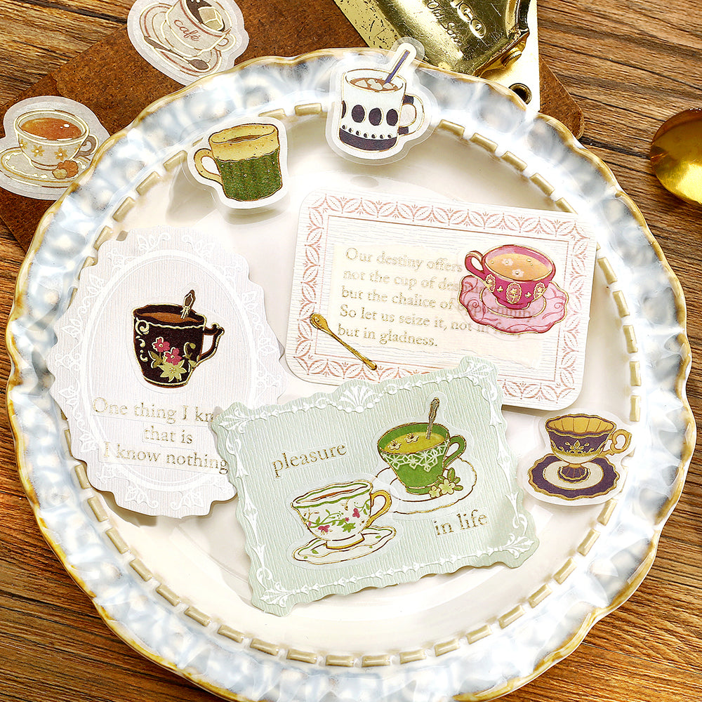 BGM Foil Stamping Flake Seal: IPPAI – Cups Galore — with packaging