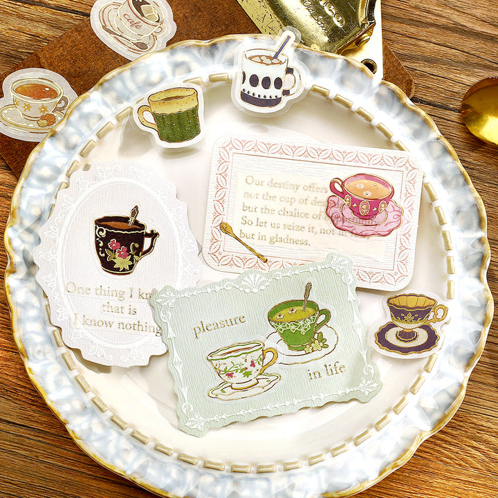 BGM Foil Stamping Flake Seal: IPPAI – Cups Galore — with packaging