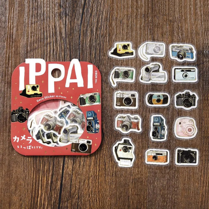 BGM Foil Stamping Flake Seal: Ippai - Full of Cameras — detail view