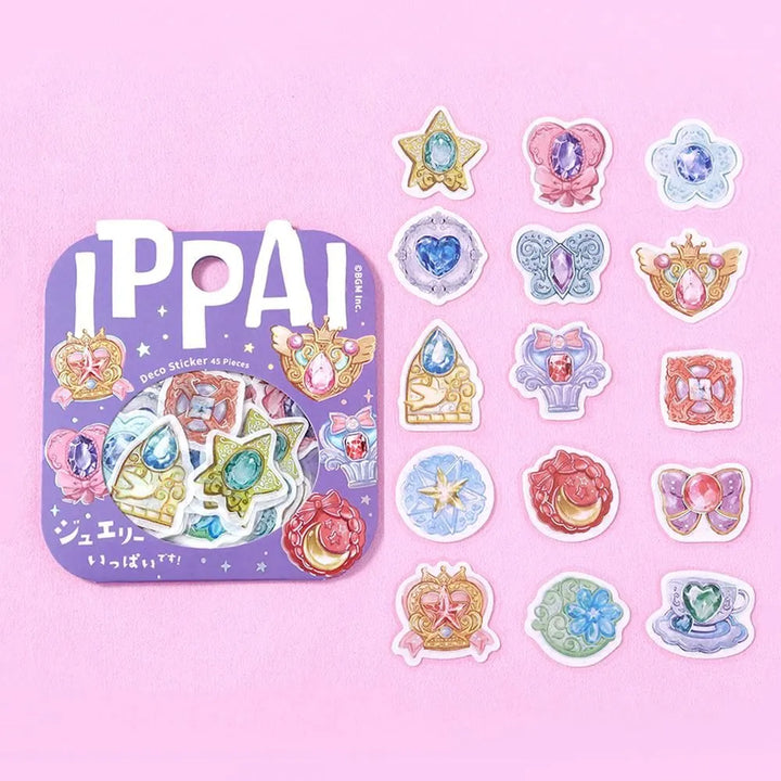BGM Foil Stamping Flake Seal: Ippai - Full of Jewelry — side view