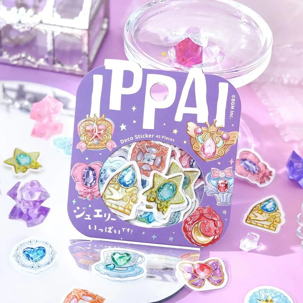BGM Foil Stamping Flake Seal: Ippai - Full of Jewelry — in use