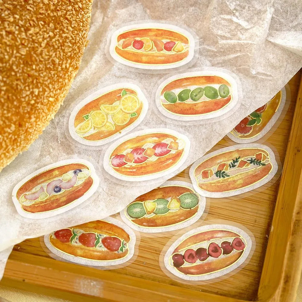BGM Foil Stamping Flake Seal: Ippai - Full of Koppepan — detail view