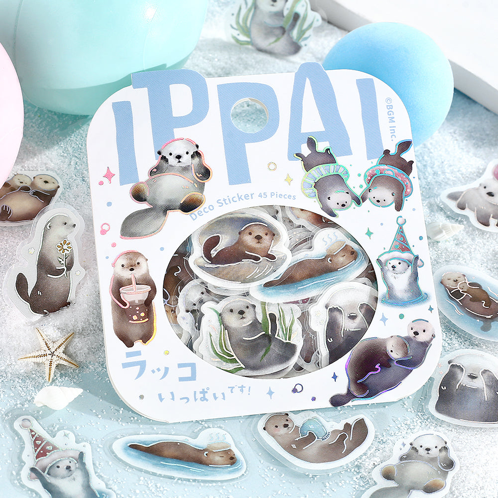 BGM Foil Stamping Flake Seal: IPPAI – Sea Otter Galore — in use