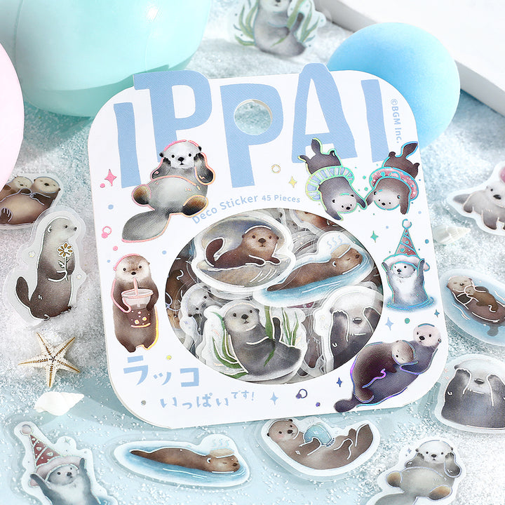 BGM Foil Stamping Flake Seal: IPPAI – Sea Otter Galore — in use